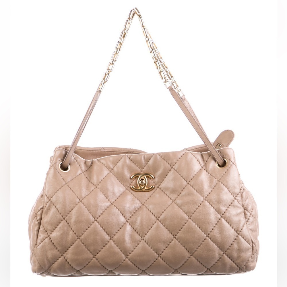 Beige Chanel Tote